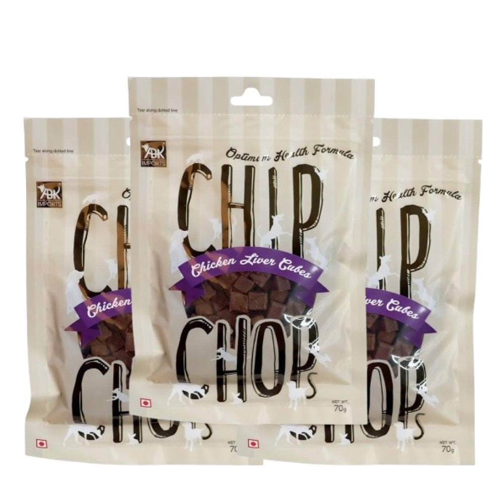 Chip Chops Chicken Liver Cubes Dog Treats