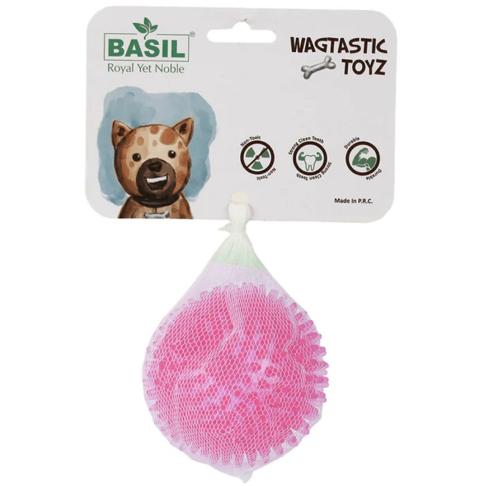 Sheba Tuna & Prawn Maguro Treats, Chicken Whitefish Sasami Melty Treats and Basil Squeaky Rubber Ball Toy for Dogs and Cats Combo