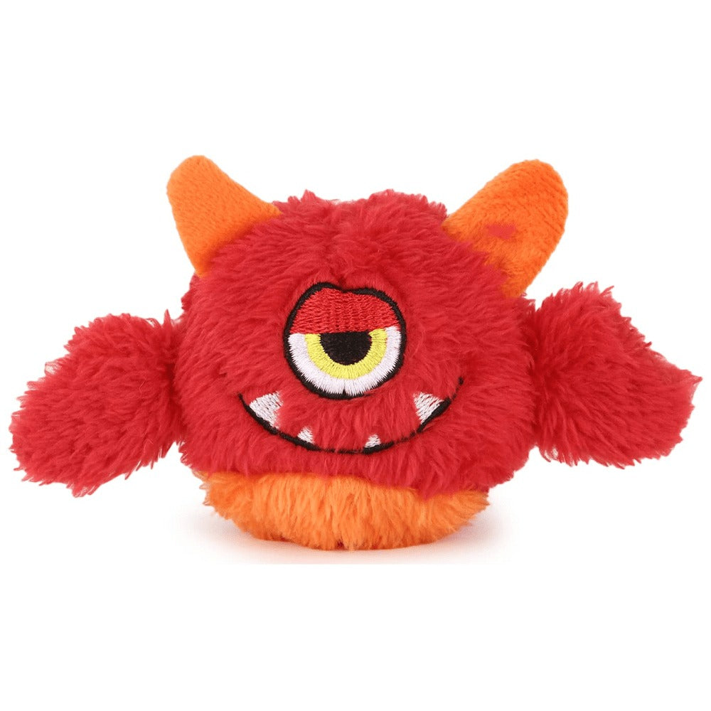 Chip Chops Chicken & Codfish Sandwich Treats with Basil Red Plush Monster Toy Combo for Dogs