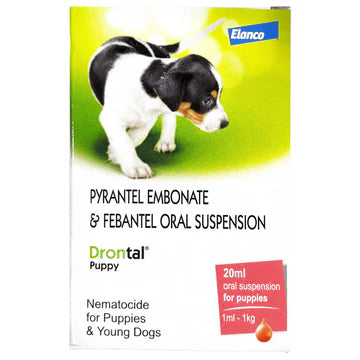 Bayer Drontal Puppy Deworming Suspension 20ml