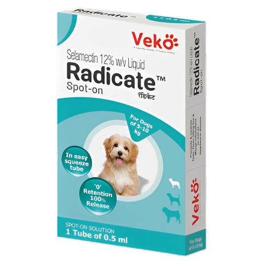 Veko Radicate (Selamectin) Tick and Flea Control Spot On for Dogs