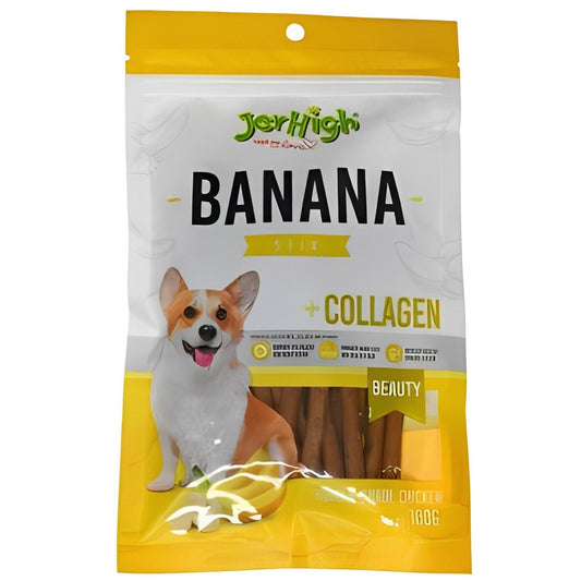 JerHigh Banana Stick Dog Treats