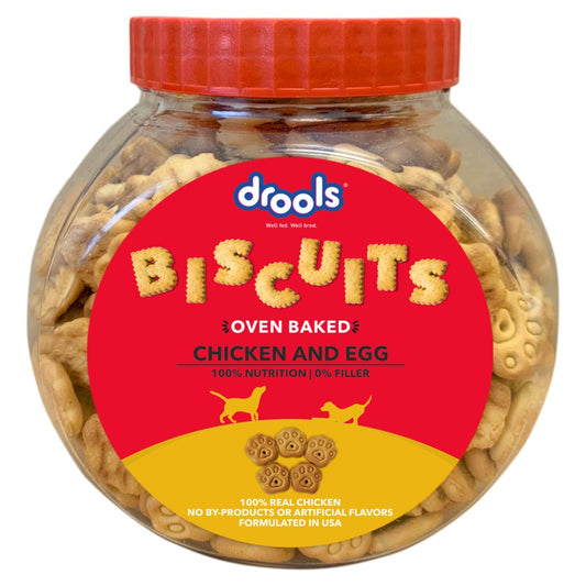 Drools Chicken and Egg Biscuit Dog Treats