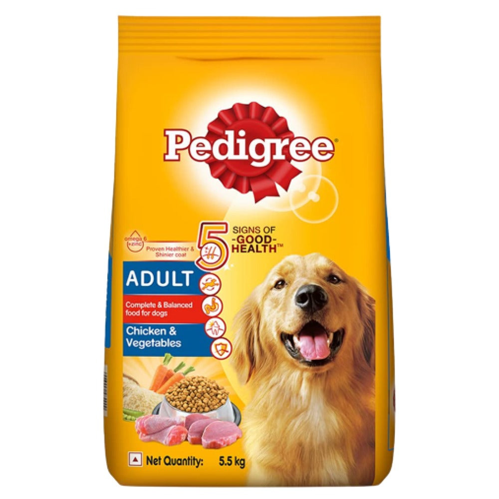 Pedigree Chicken and Vegetables Adult Dog Dry Food