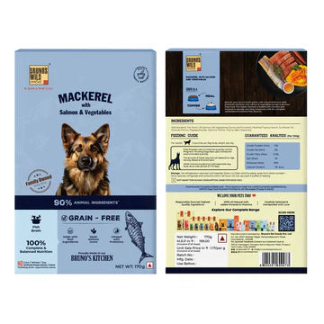 Bruno's Wild Essentials Mackerel with Salmon & Vegetables Dog Wet Food