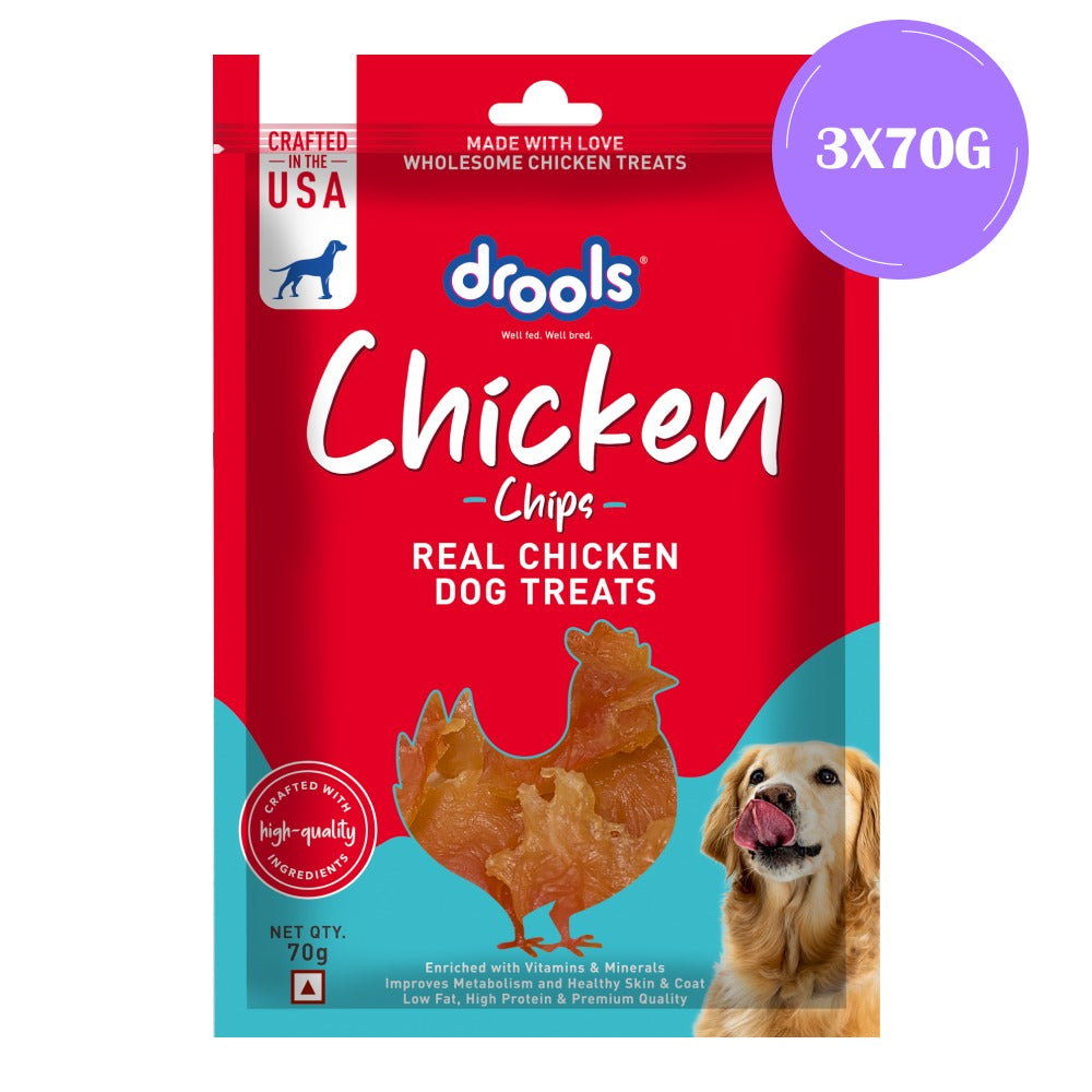 Drools Chicken Chips Treats for Dogs