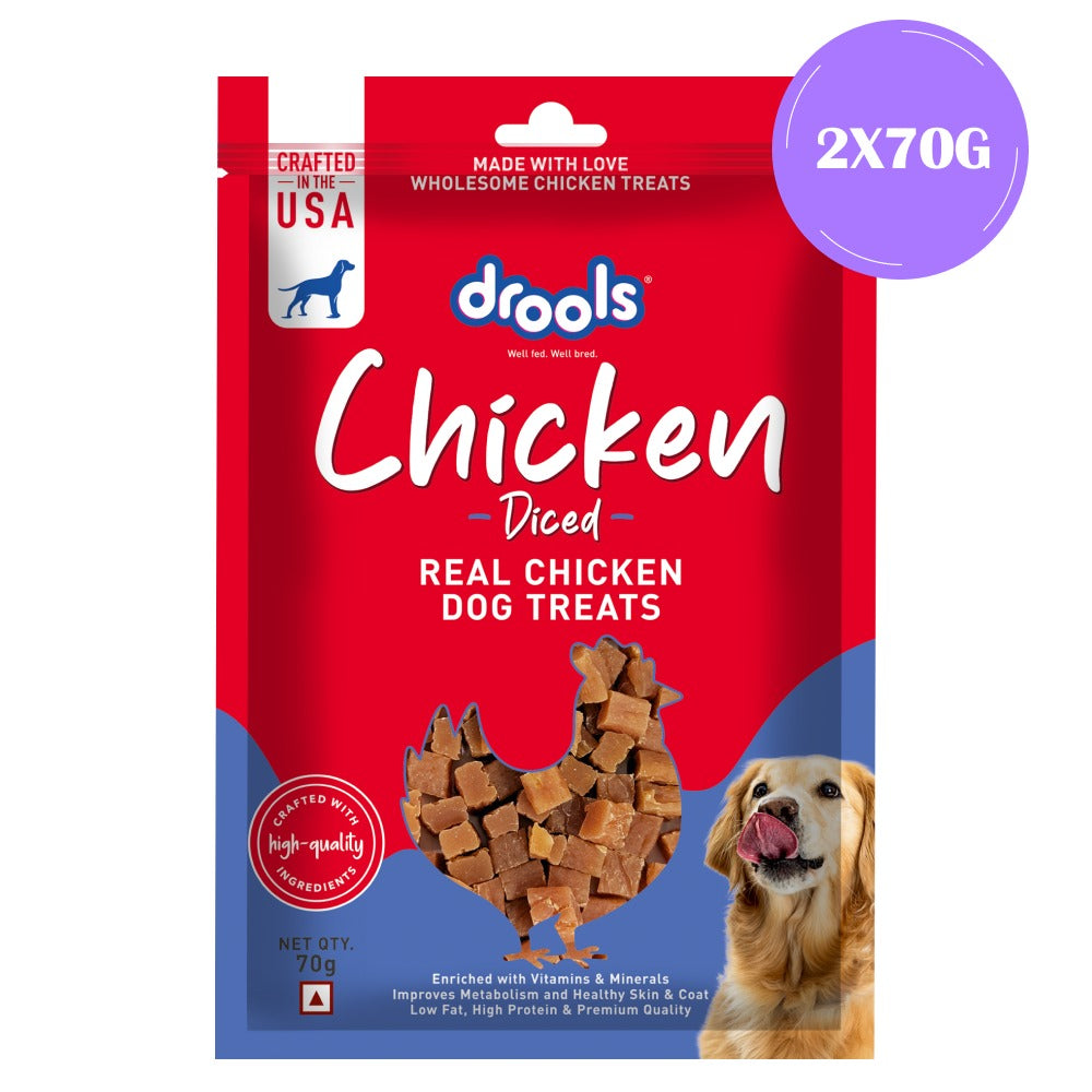 Drools Chicken Diced Treats for Dogs