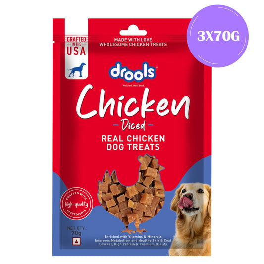 Drools Chicken Diced Treats for Dogs