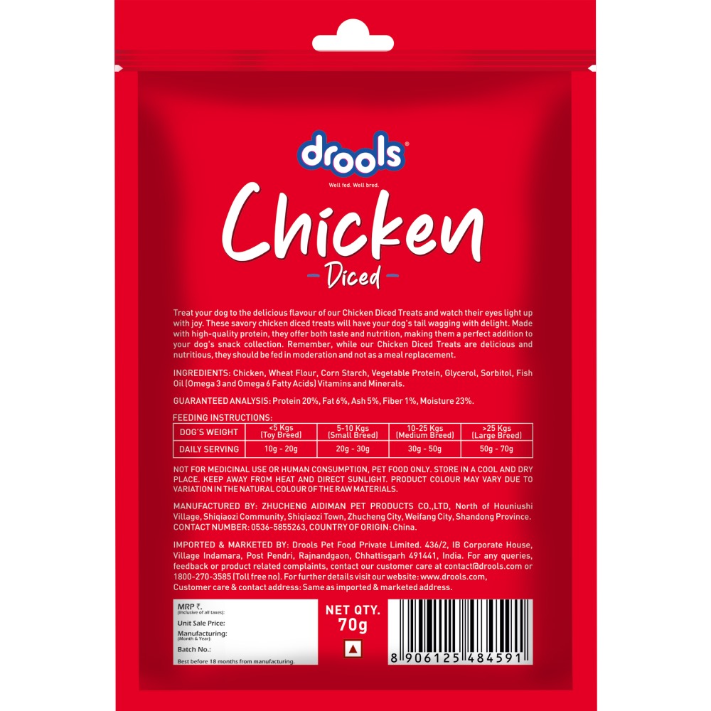 Drools Chicken Diced Treats for Dogs