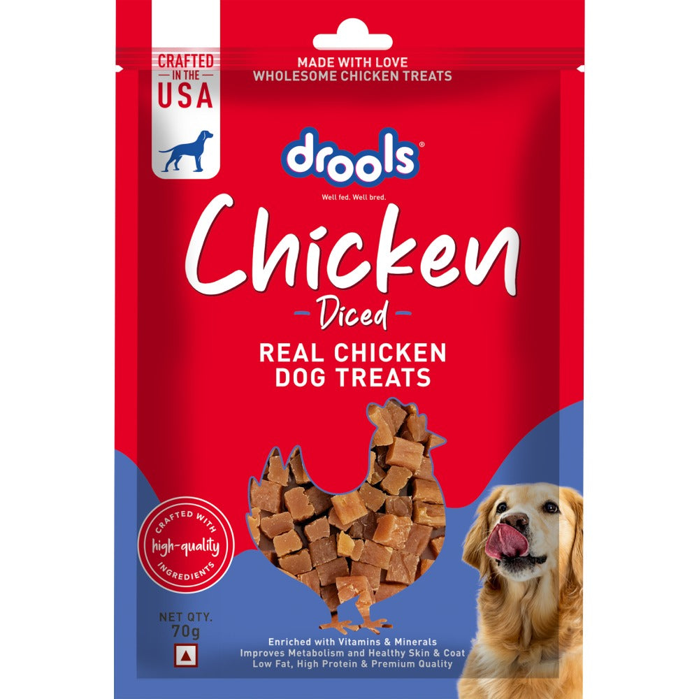 Drools Chicken Diced Treats for Dogs