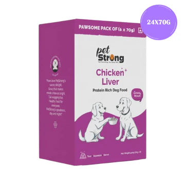 PetStrong Chicken Liver in Gravy Wet Food for Dogs