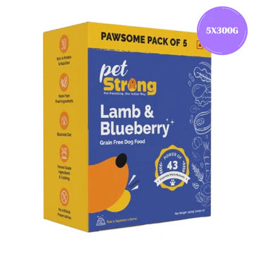 PetStrong Lamb and Blueberry Grain Free Fresh Food for Dogs