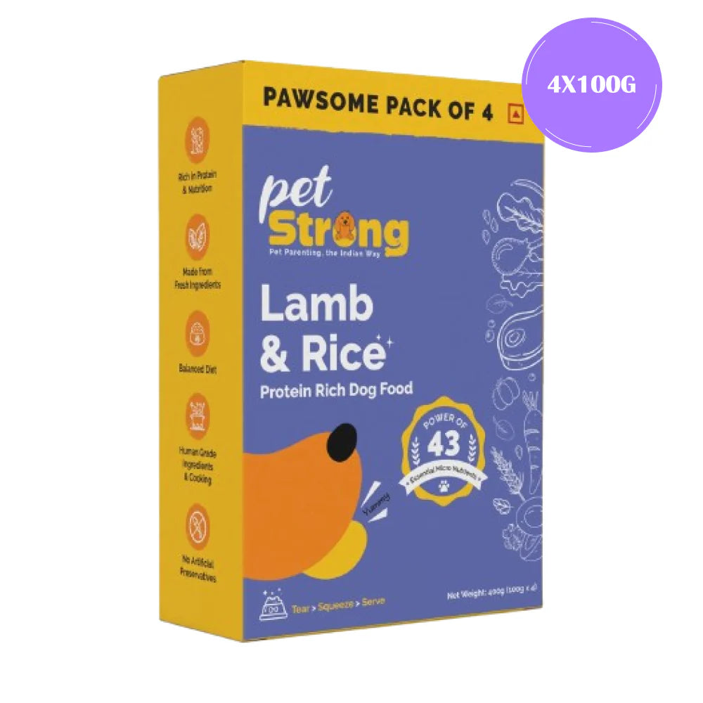 PetStrong Lamb and Rice Fresh Food for Dogs