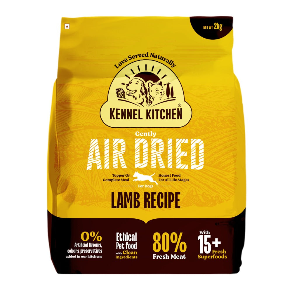 Kennel Kitchen Air Dried Lamb Recipe Puppy & Adult Dog Dry Food (All Life Stage)