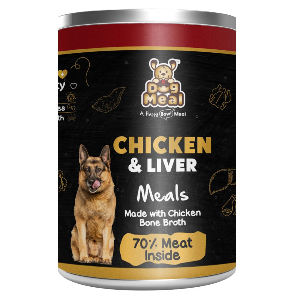 Dog Meal Chicken and Liver Meals Dog Wet Food