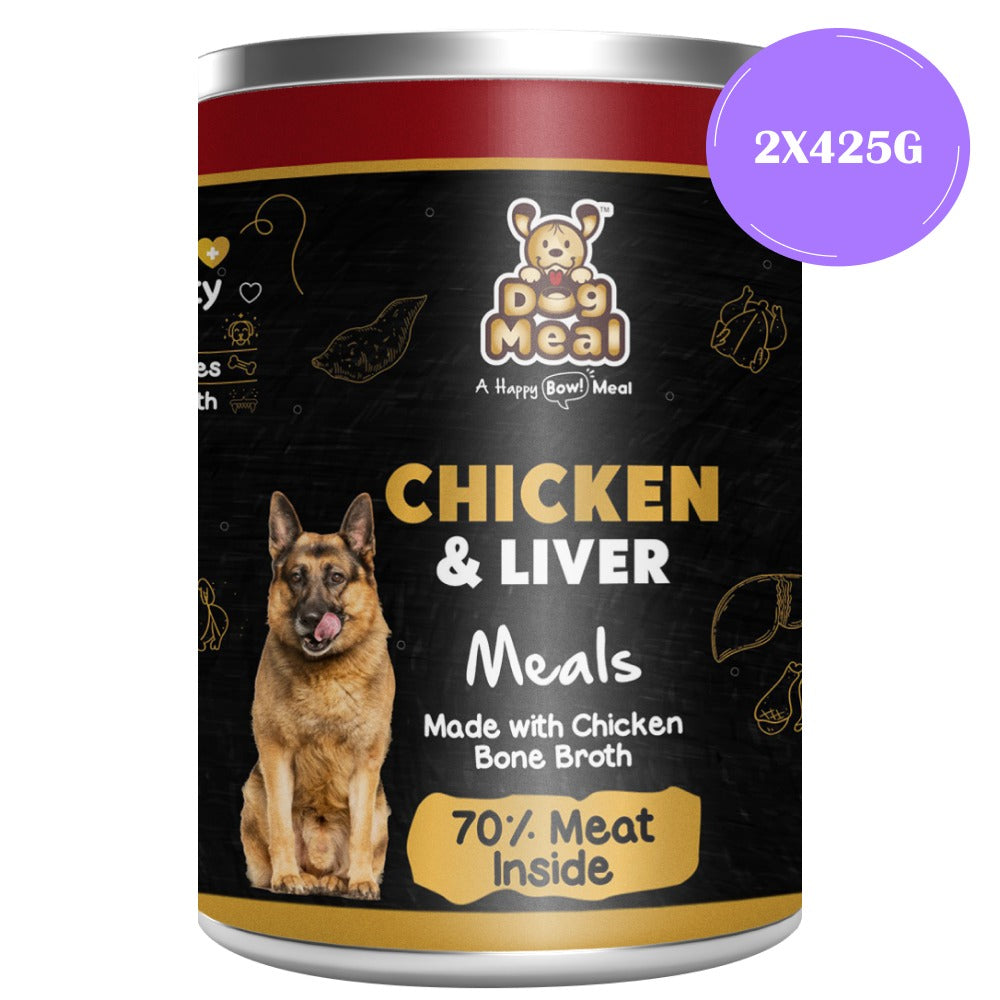 Dog Meal Chicken and Liver Meals Dog Wet Food