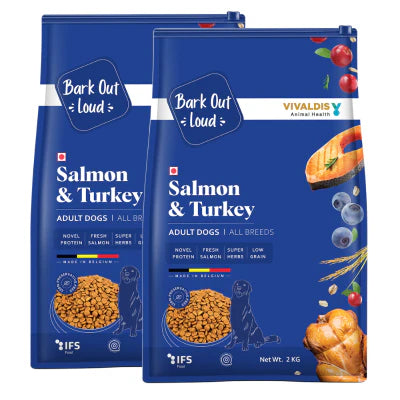 Bark Out Loud Salmon & Turkey Adult Dog Dry Food