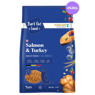 Bark Out Loud Salmon & Turkey Adult Dog Dry Food