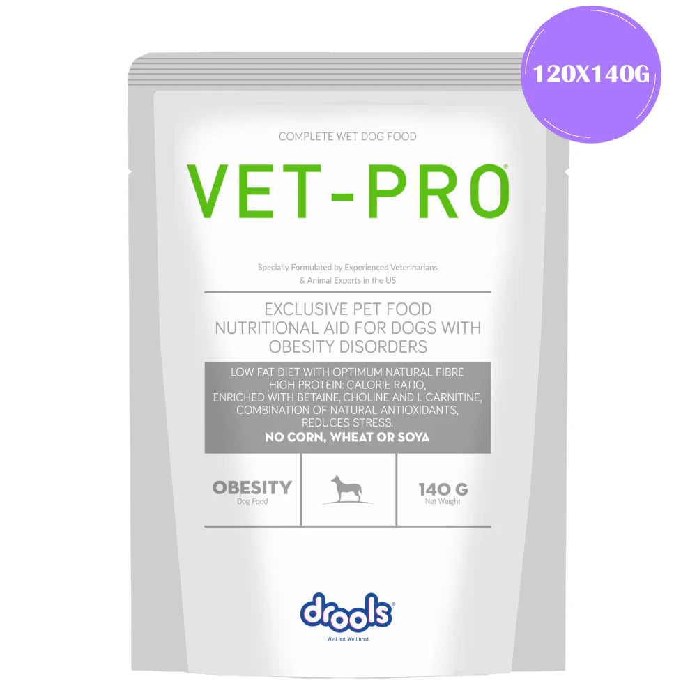 Drools VET PRO Obesity Pet Wet Food for Dogs