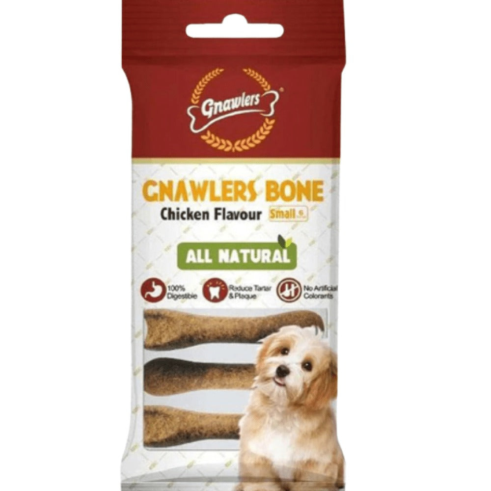 Gnawlers Chicken Bone Dog Treats (4.5 inch)