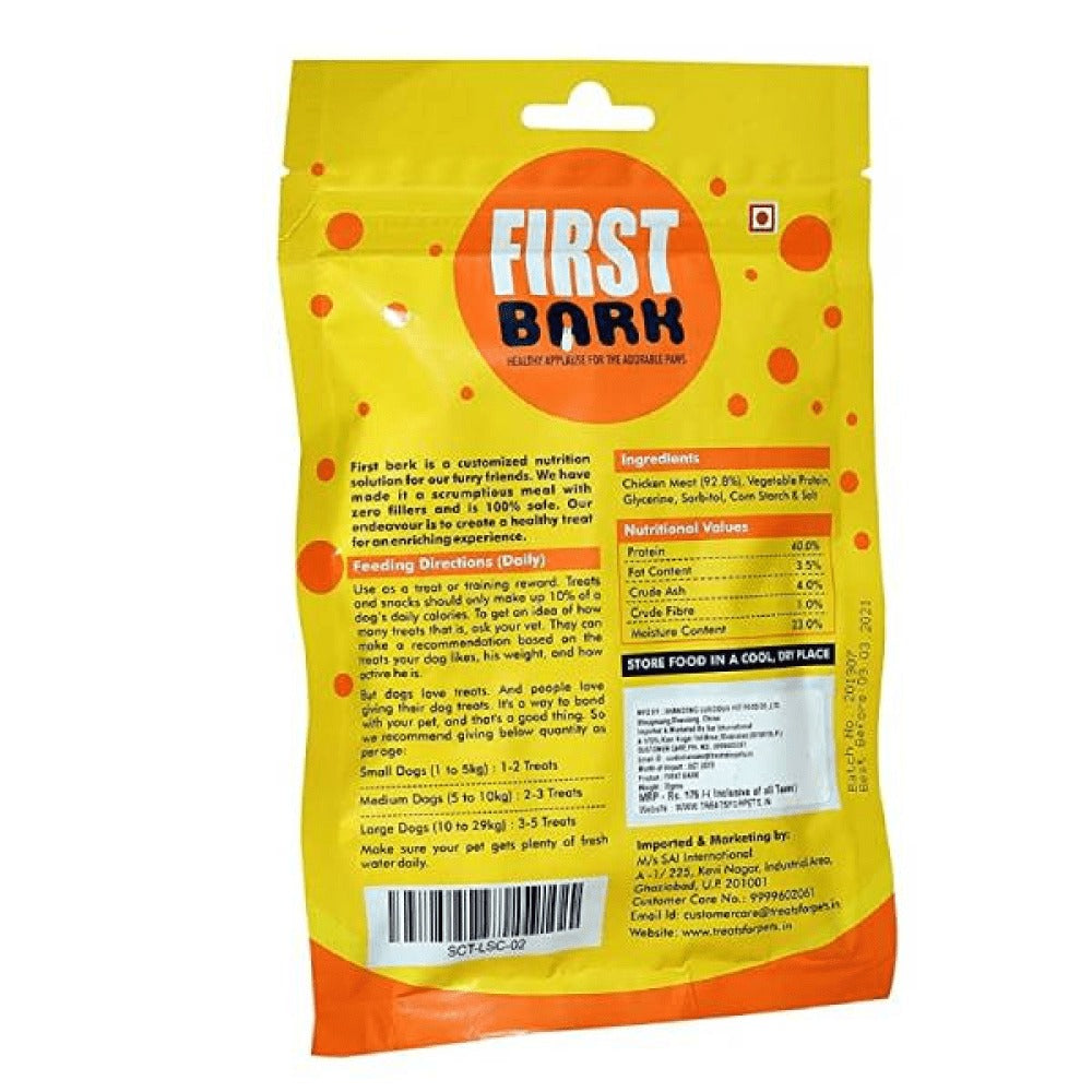 First Bark Soft Chicken Tenders Dog Treats