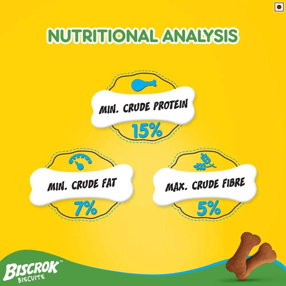 Pedigree Chicken Flavour Biscrok Dog Biscuits Dog Treats (500g)