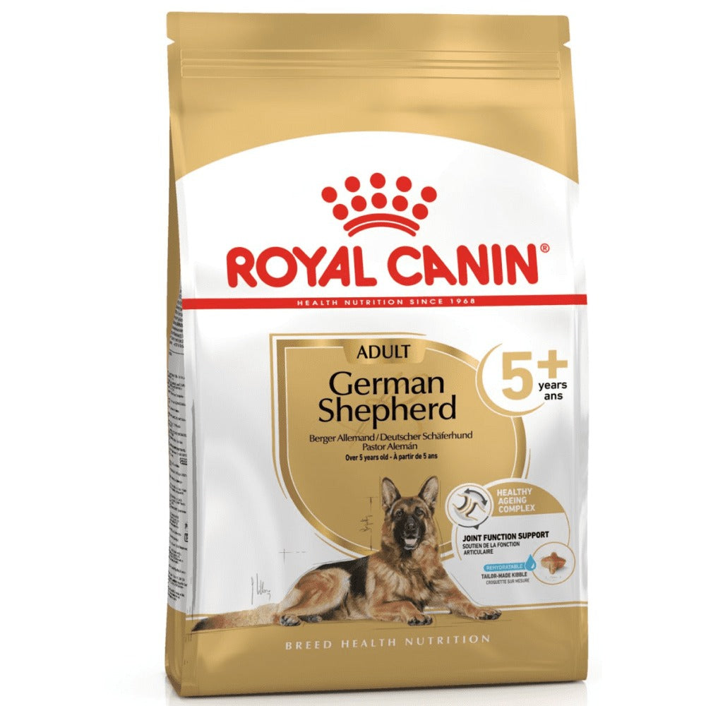 Royal Canin German Shepherd 5+Dry Food and Maxi Adult Dog Wet Food Combo