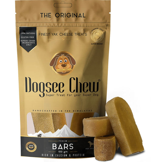 Dogsee Chew 100% Natural Yak Milk Bars Small Breed Dog Treats