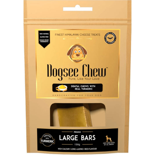 Dogsee Chew Turmeric Chew Bars Large Breed Dog Treats