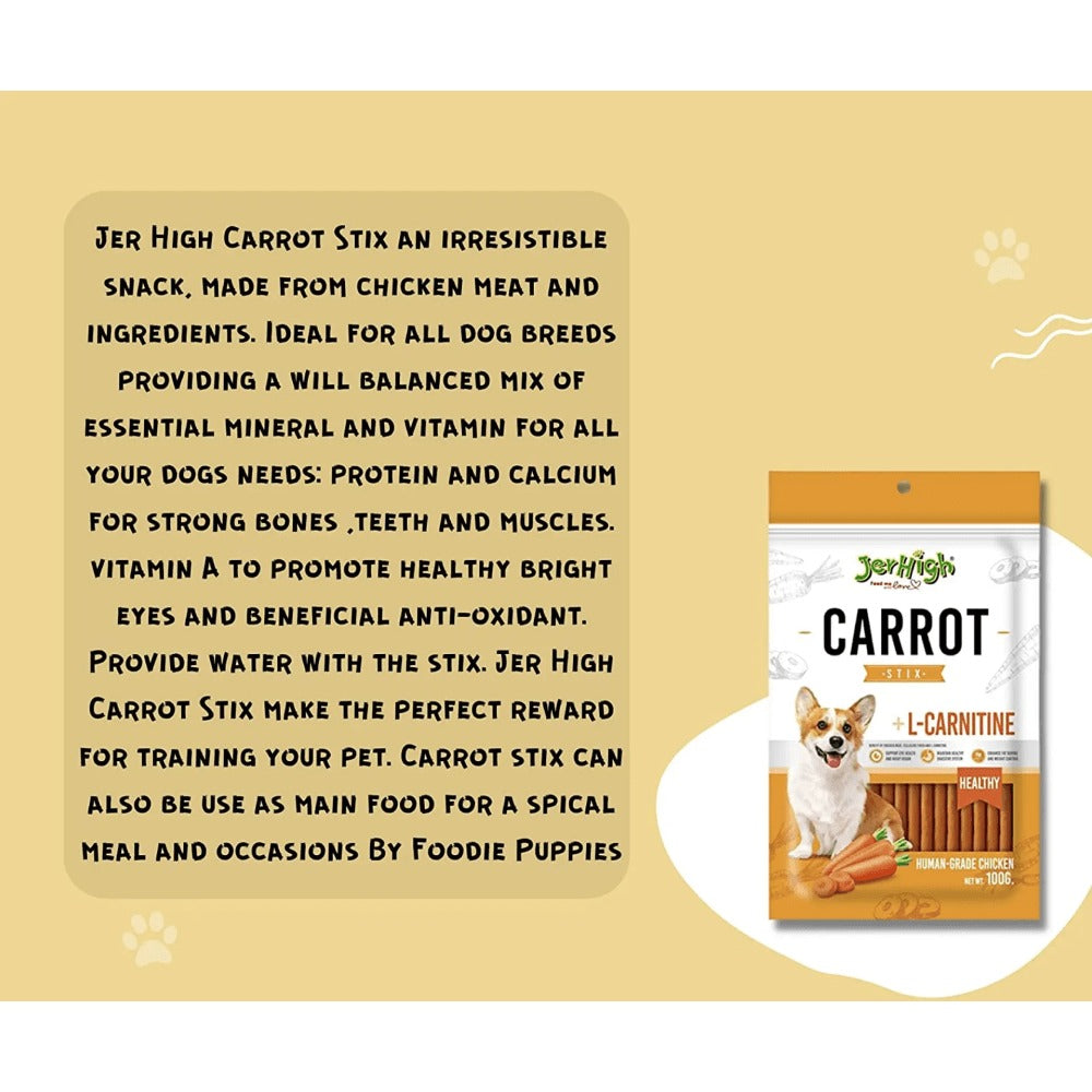 JerHigh Carrot Sticks Dog Treats