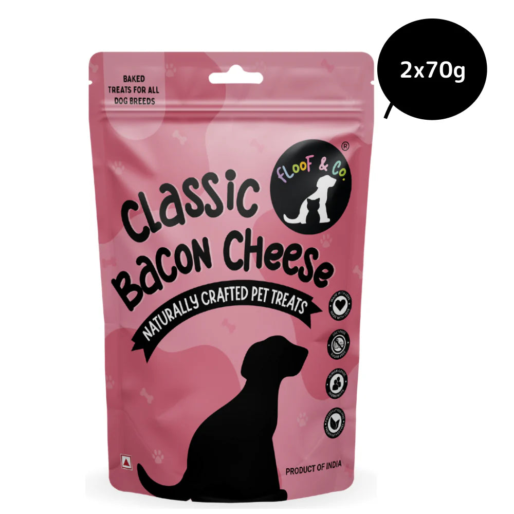 Floof & Co Classic Bacon Cheese Dog Treats