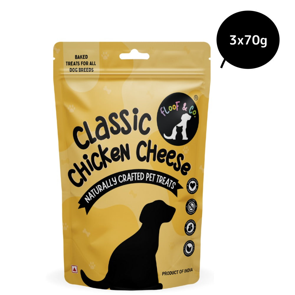 Floof & Co Classic Chicken Cheese Dog Treats