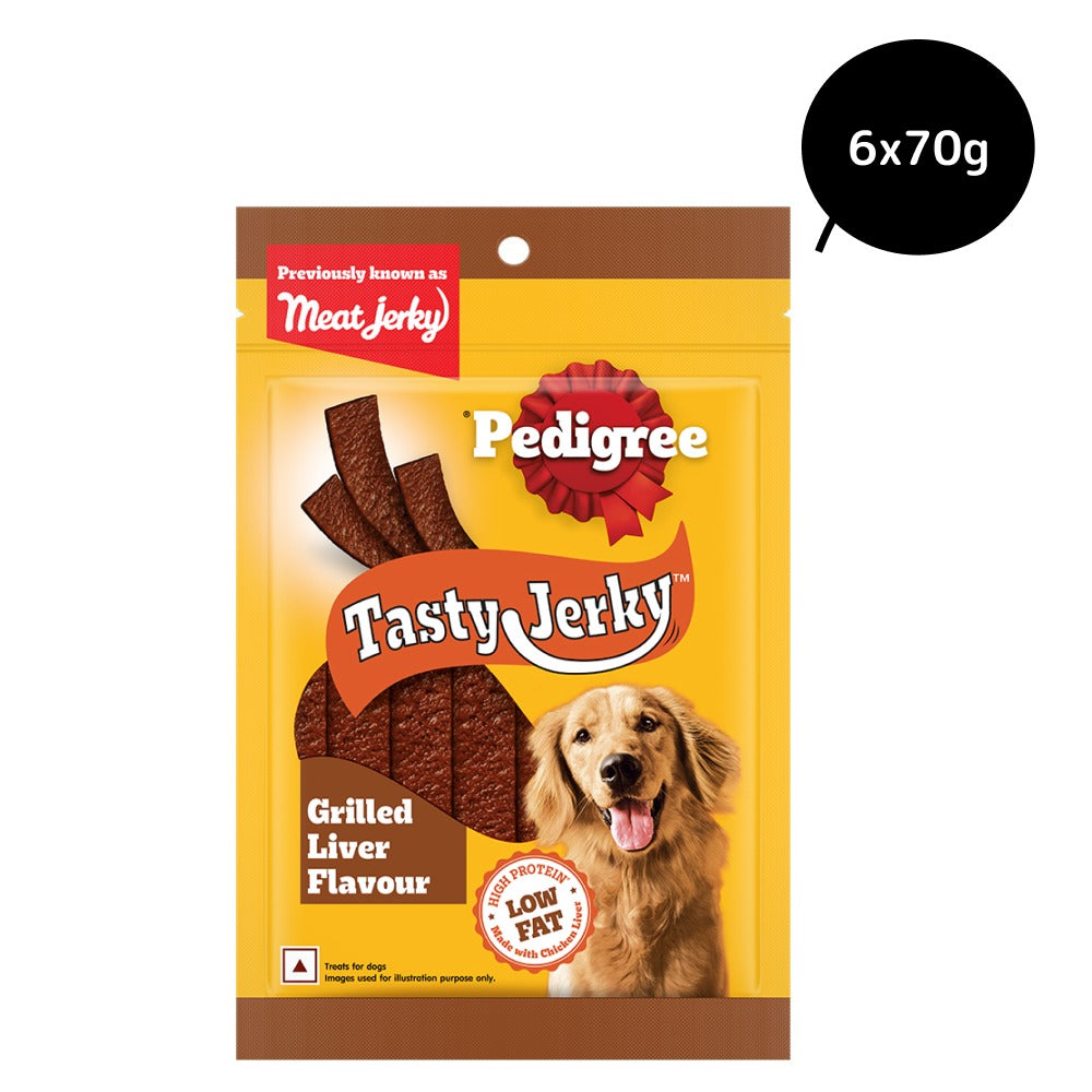 Pedigree Grilled Liver Tasty Jerky Dog Treat