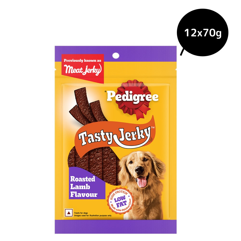 Pedigree Roasted Lamb Tasty Jerky Dog Treat