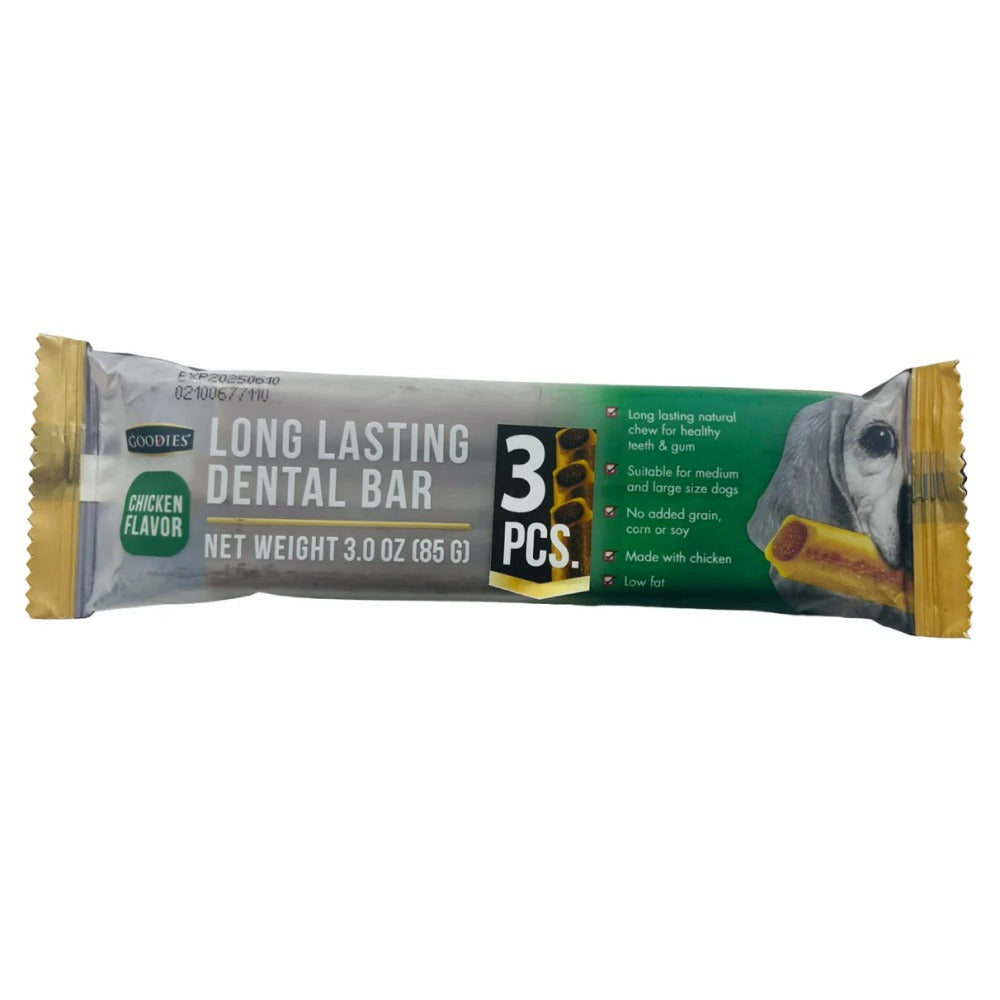 Goodies Long Lasting Dental Bar Chicken Dog Treats