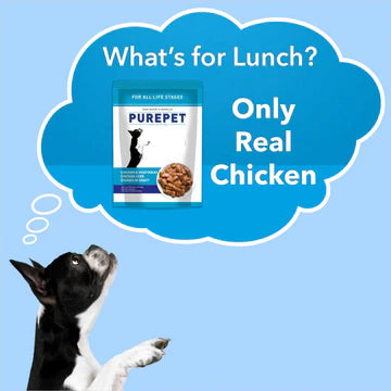 Purepet Chicken & Vegetable Chunks in Gravy Adult Dog Wet Food