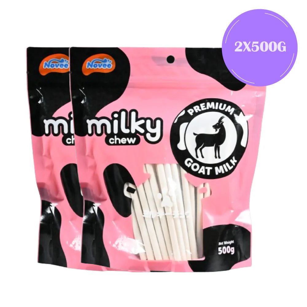 Novee Milky Chew Goat Milk Stick Treats for Dogs