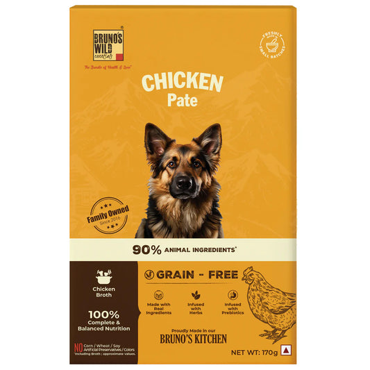 Bruno's Wild Essentials Chicken Pate Dog Wet Food