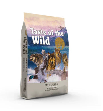 Taste of the Wild Wetlands Canine Recipe with Roasted Fowl Adult Dog Dry Food | Grain Free Formula