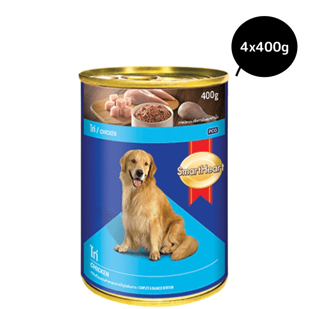 SmartHeart Chicken Flavor Adult Canned Wet Dog Food