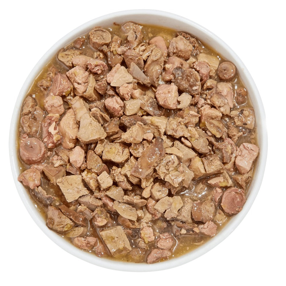 Carniwel Fresh Chicken Kibble Small Breed Dry Food and Kennel Kitchen Supreme Cuts in Gravy Chicken Liver Recipe with Pumpkin Dog Wet Food Combo