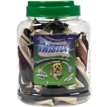 NPIC Twistix Vanilla Mint Canister Dog Treats