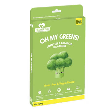 Fresh For Paws Oh My Greens Dog Wet Food (100g)