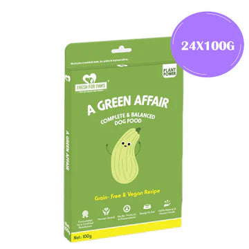 Fresh For Paws A Green Affair Grain Free & Vegan Dog Wet Food (100g)