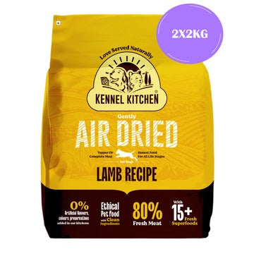 Kennel Kitchen Air Dried Lamb Recipe Puppy & Adult Dog Dry Food (All Life Stage)