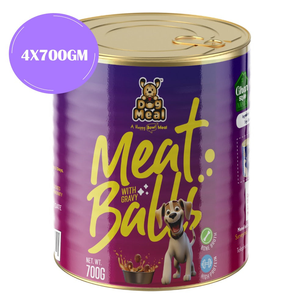 Dog Meal Meat Balls With Gravy Dog Wet Food