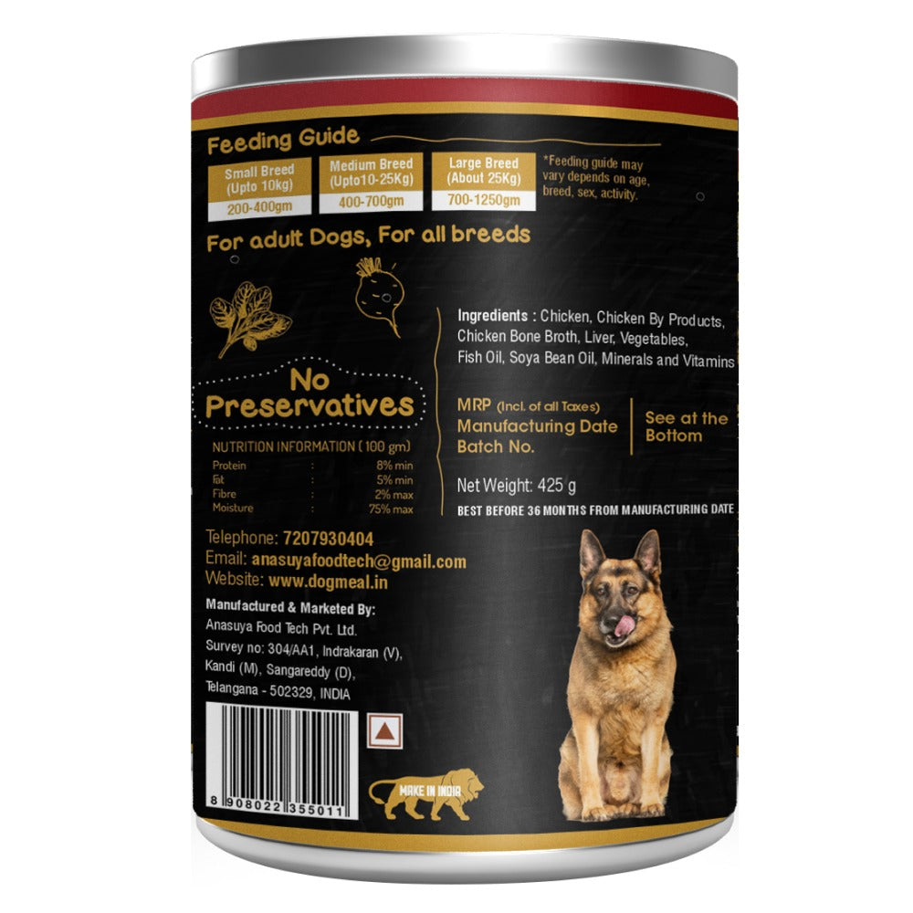 Dog Meal Chicken and Liver Meals Dog Wet Food