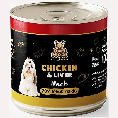 Dog Meal Chicken and Liver Meals Dog Wet Food