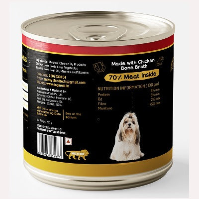 Dog Meal Chicken and Liver Meals Dog Wet Food