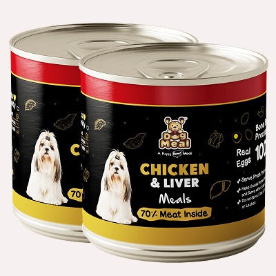 Dog Meal Chicken and Liver Meals Dog Wet Food